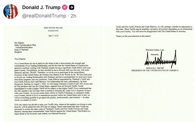 Ông Trump công bố mức thuế đối ứng với nhiều nước ASEAN, châu Á