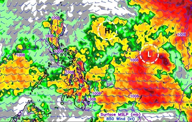 Bão Nari gần Philippines sắp đạt cực đại, áp thấp mới rình rập