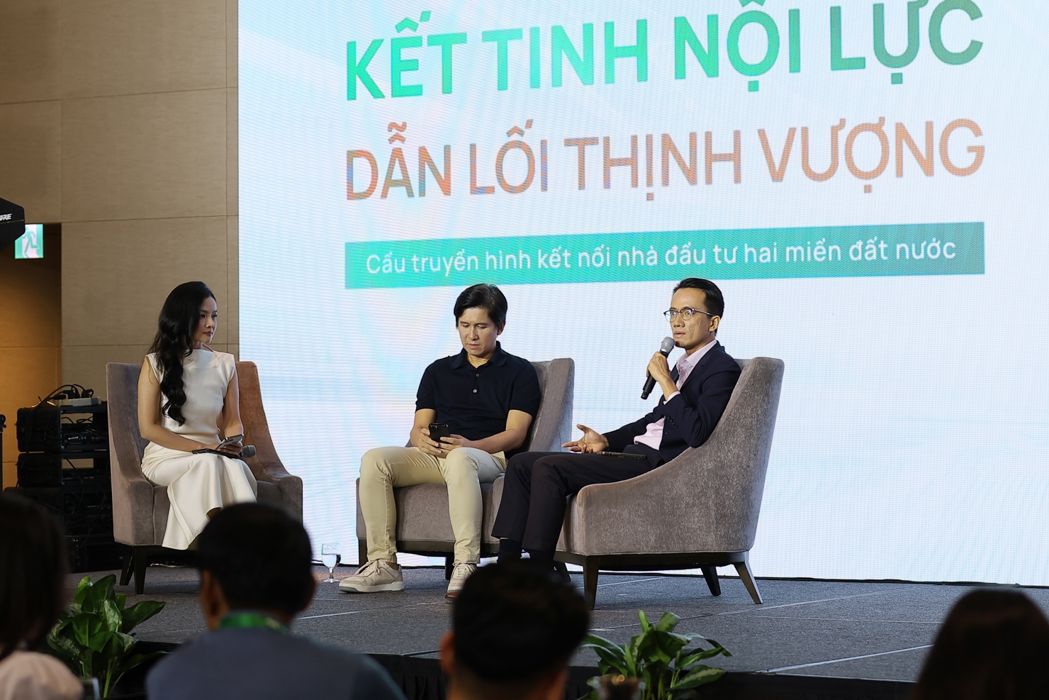 Các diễn giả trong sự kiện Investor Day 2025, ngày 12/7/2025, tại đầu cầu Hà Nội