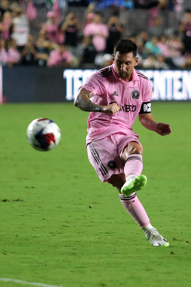 Leo Messi đang là ngôi sao truyền cảm hứng ở Inter Miami. Ảnh: AFP