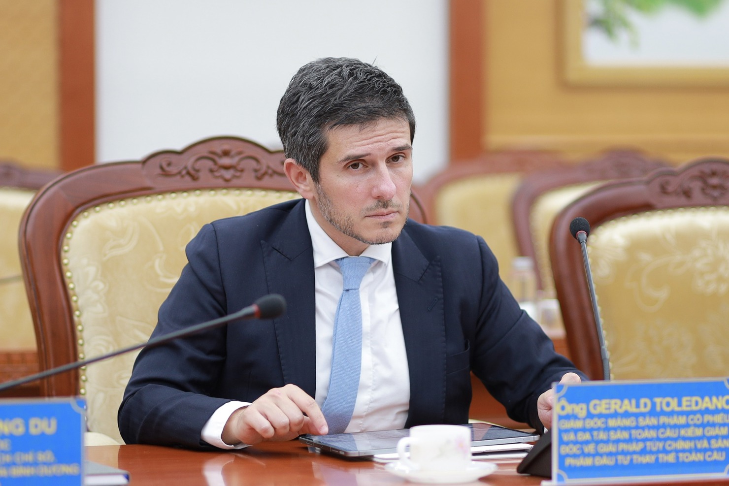 Ông Gerald Toledano - Giám đốc Mảng Sản phẩm Cổ phiếu và Đa tài sản Toàn cầu của FTSE Russell. 