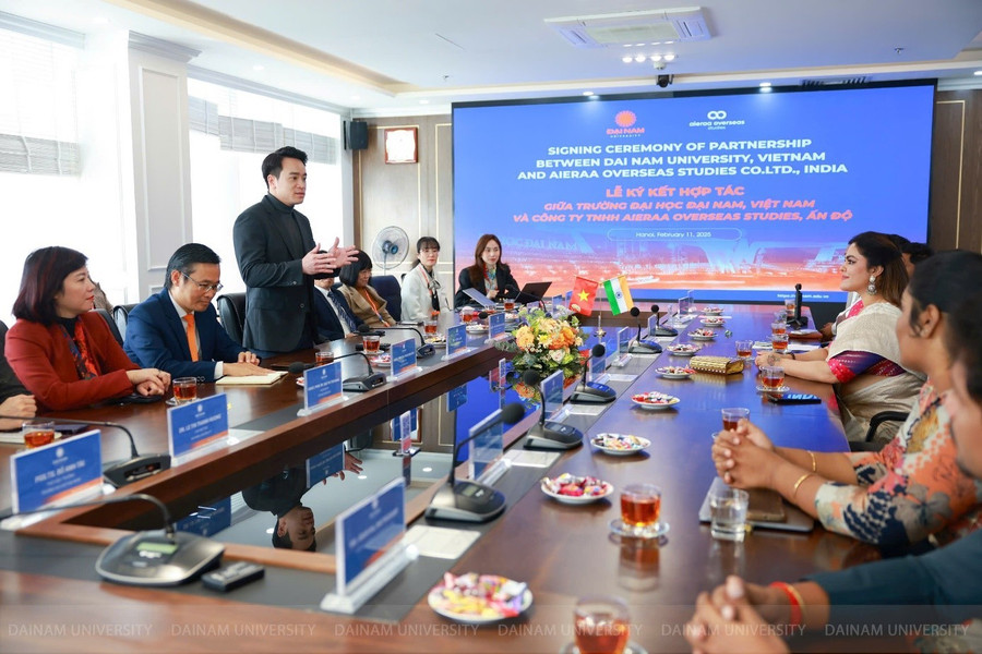 Ông Lê Đắc Lâm, Phó Chủ tịch Hội đồng trường Đại học Đại Nam: Đại học Đại Nam sẽ chào đón khóa sinh viên Y khoa Ấn Độ đầu tiên trong năm học 2025-2026. 138.jpg