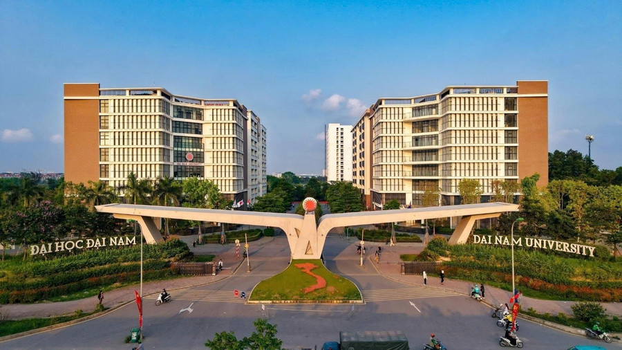 Toàn cảnh trường Đại học Đại Nam.