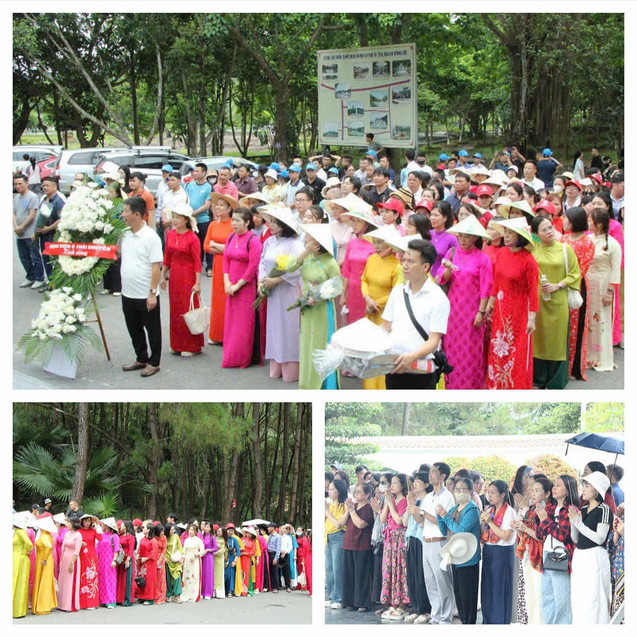Những ngày tháng 7, Khu di tích đón hàng nghìn lượt khách đến tham quan và dâng hương tưởng vọng. z6835245421262-ea5d719eb050c1e755bbc0786fac2174.jpg