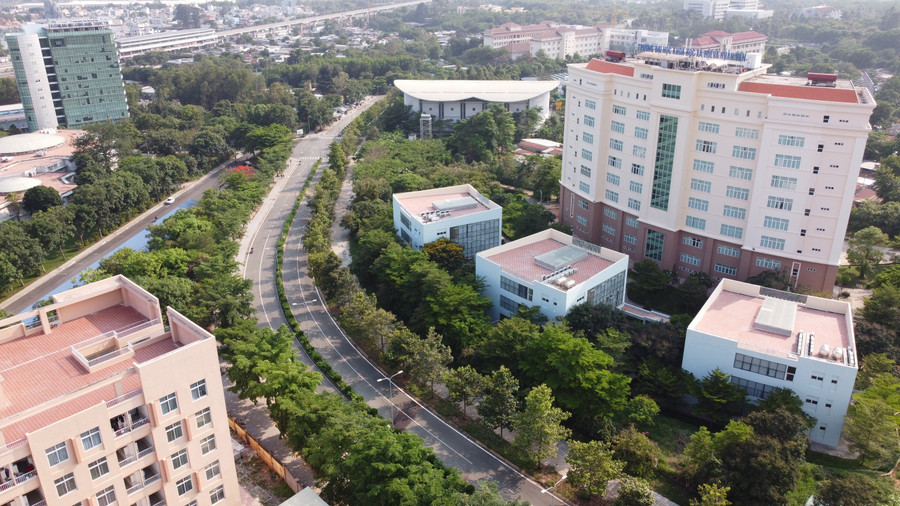 Một góc Khu đô thị Đại học Quốc gia TPHCM. Ảnh: Lê Nam dai-hoc-vao-cuoc-kien-tao-tuong-lai-4.jpg