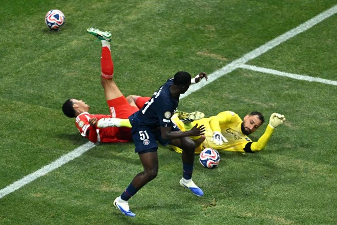 Jamal Musiala dính chấn thương rất nặng trong trận tứ kết FIFA Club World Cup 2025. Ảnh: AFP