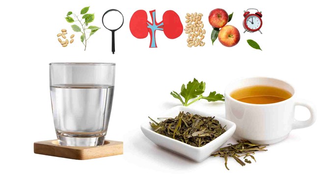 Trà hay nước tốt cho chức năng thận