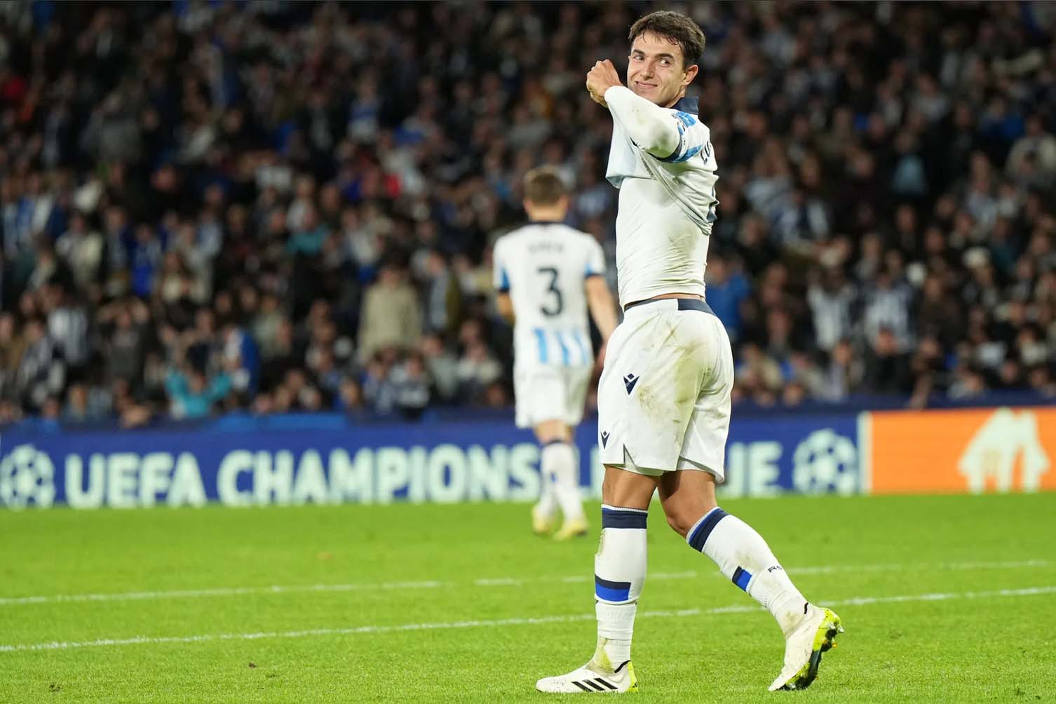 Zubimendi chuyển đến Arsenal từ Real Sociedad. Ảnh: AFP