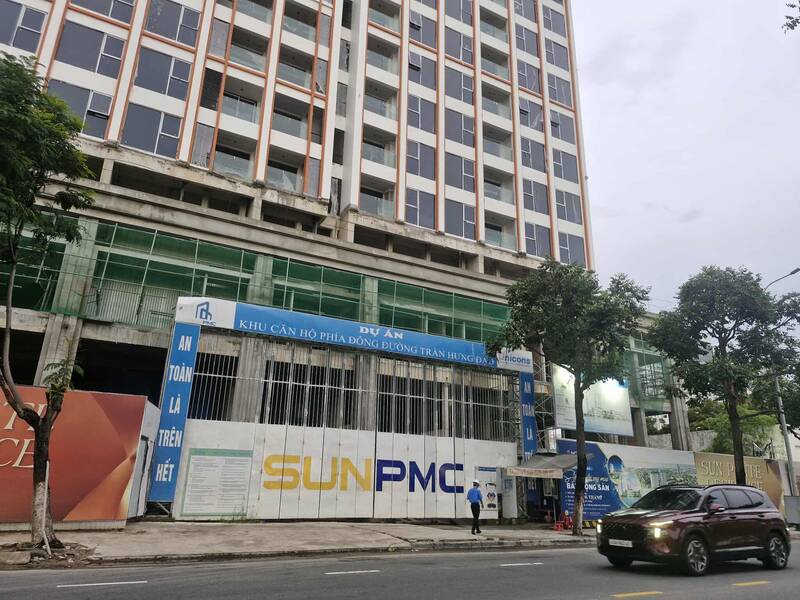 Dự án nhà ở, chung cư ven sông Hàn (Đà Nẵng). Ảnh: Thu Giang