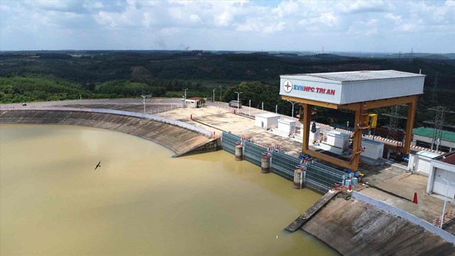 Thủy điện Trị An hiện hữu ở tỉnh Đồng Nai. Ảnh tư liệu: HAC