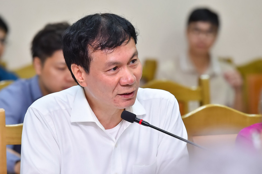 GS.TS Nguyễn Quý Thanh – Hiệu trưởng Trường ĐH Giáo dục (ĐH Quốc gia Hà Nội). Ảnh: Trần Hiệp. nth-9501.jpg