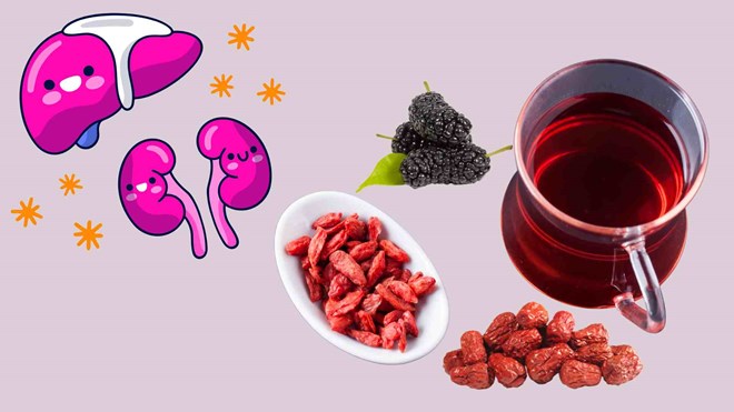 3 loại trà kỷ tử giúp gan thận khỏe mạnh