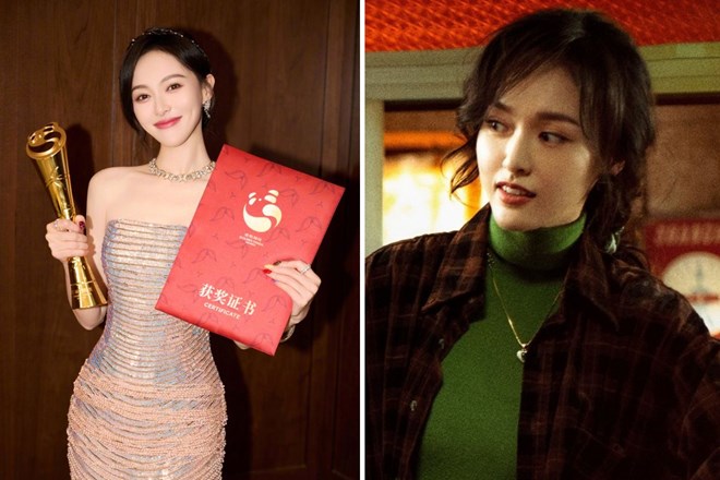 Dương Mịch bị chế giễu khi Đường Yên đoạt cúp Thị hậu