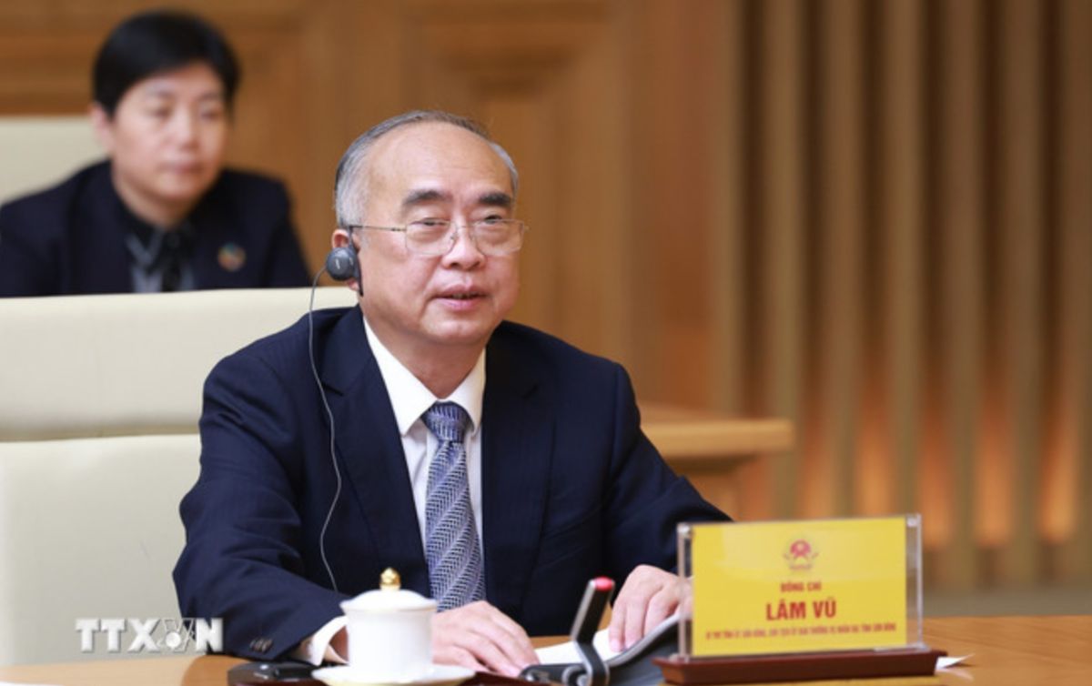 Bí thư Tỉnh ủy Sơn Đông Lâm Vũ. Ảnh: TTXVN