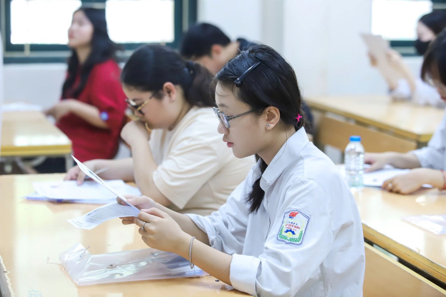 Học sinh tham dự kỳ thi tốt nghiệp THPT năm 2025. Ảnh: Vân Trang