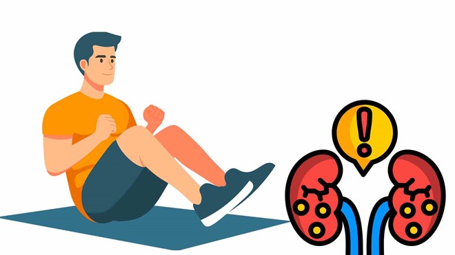 Bài tập có hại cho chức năng thận, người sau 45 tuổi nên tránh