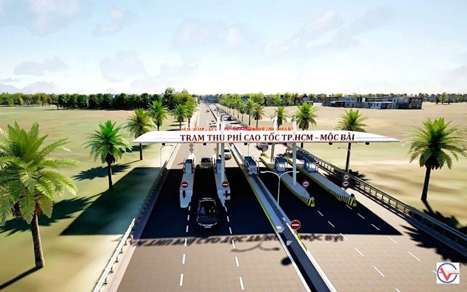Phối cảnh cao tốc TPHCM - Mộc Bài. Ảnh: Ban giao thông TPHCM