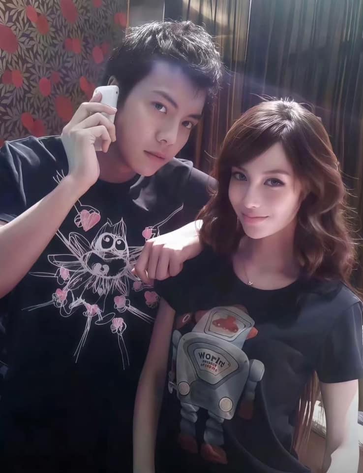 Trần Vỹ Đình từng hẹn hò với Angelababy thời mới vào nghề. Ảnh: chụp từ Sohu