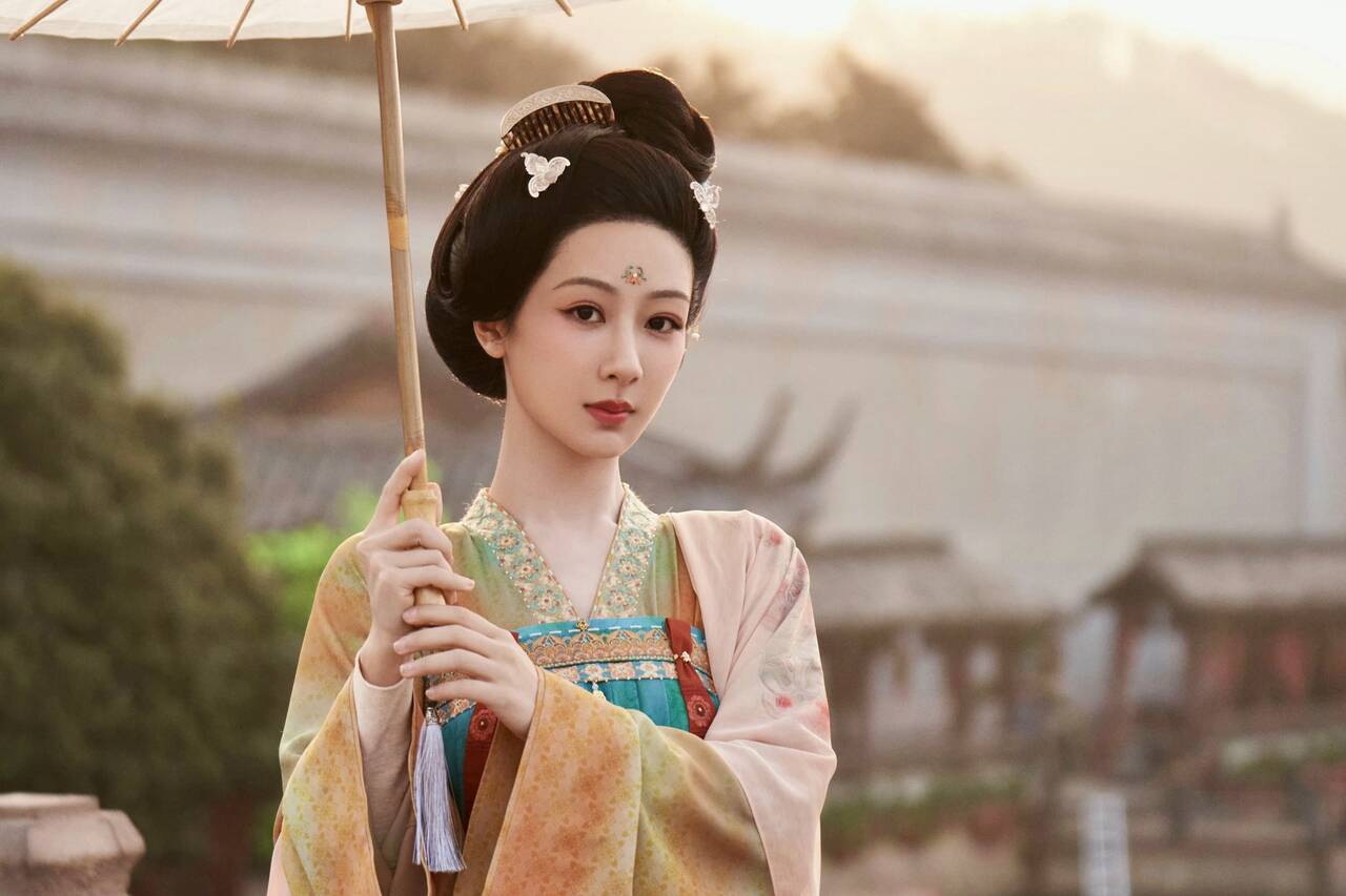 Dương Tử được khen tạo hình thời Đường trong “Quốc sắc phương hoa“. Ảnh: Nhà sản xuất