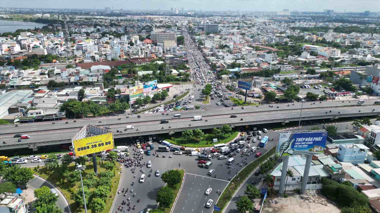 Nút giao Bình Lợi hiện hữu. Ảnh: Anh Tú