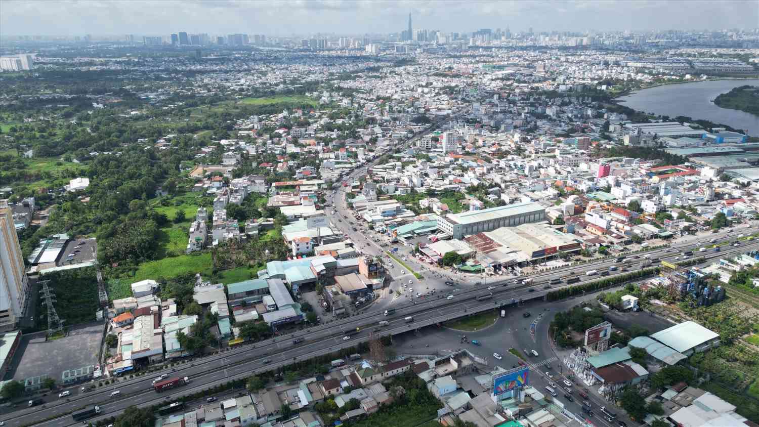 Nút giao Bình Phước. Ảnh: Anh Tú
