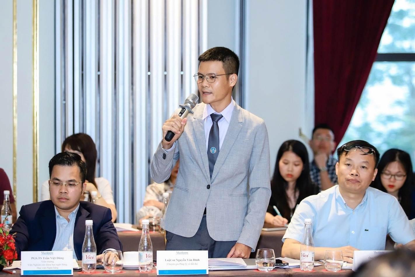Luật sư Nguyễn Văn Đỉnh có những nhận định về bảng giá đất mới của Hà Nội. Ảnh: NVCC