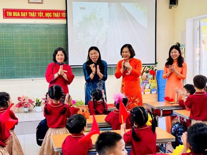 Tiếng Anh thành môn học bắt buộc từ lớp 1 trong giai đoạn 2025 - 2035. Ảnh: Vân Trang