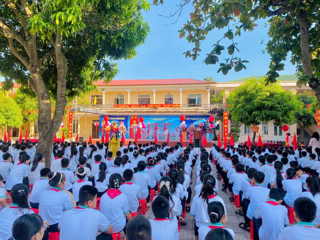 Cơ sở 2  trường THCS Nghi Ân sẽ được sử dụng để tổ chức dạy các môn năng khiếu như âm nhạc, mỹ thuật, giáo dục thể chất, tiếng Anh tăng cường và học phụ đạo. Ảnh: Ngọc Anh