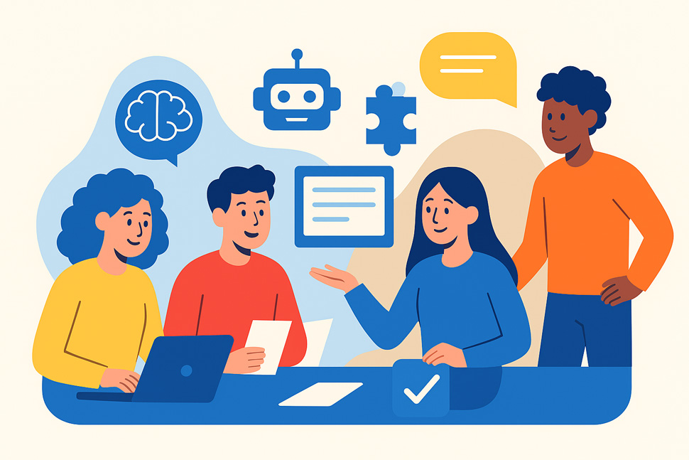 AI mở ra cơ hội công bằng hơn cho người mắc ADHD, tự kỷ và chứng khó đọc. Đồ họa: Hạo Thiên