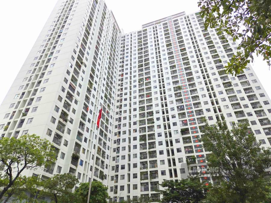 Dự án nhà ở xã hội Ecohome (phường Đông Ngạc, Hà Nội) qua nhiều năm sử dụng vẫn ghi nhận đà tăng giá mạnh. Ảnh: Như Hạ