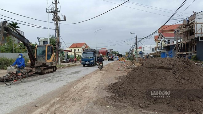 Tuyến đường 126 tỉ đồng ở Hải Phòng hơn 2 năm vẫn ngổn ngang