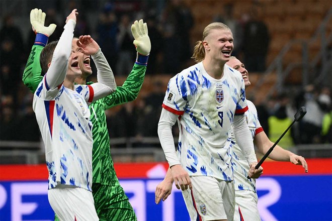 Na Uy trở lại World Cup sau nhiều năm vắng bóng.  Ảnh: AFP