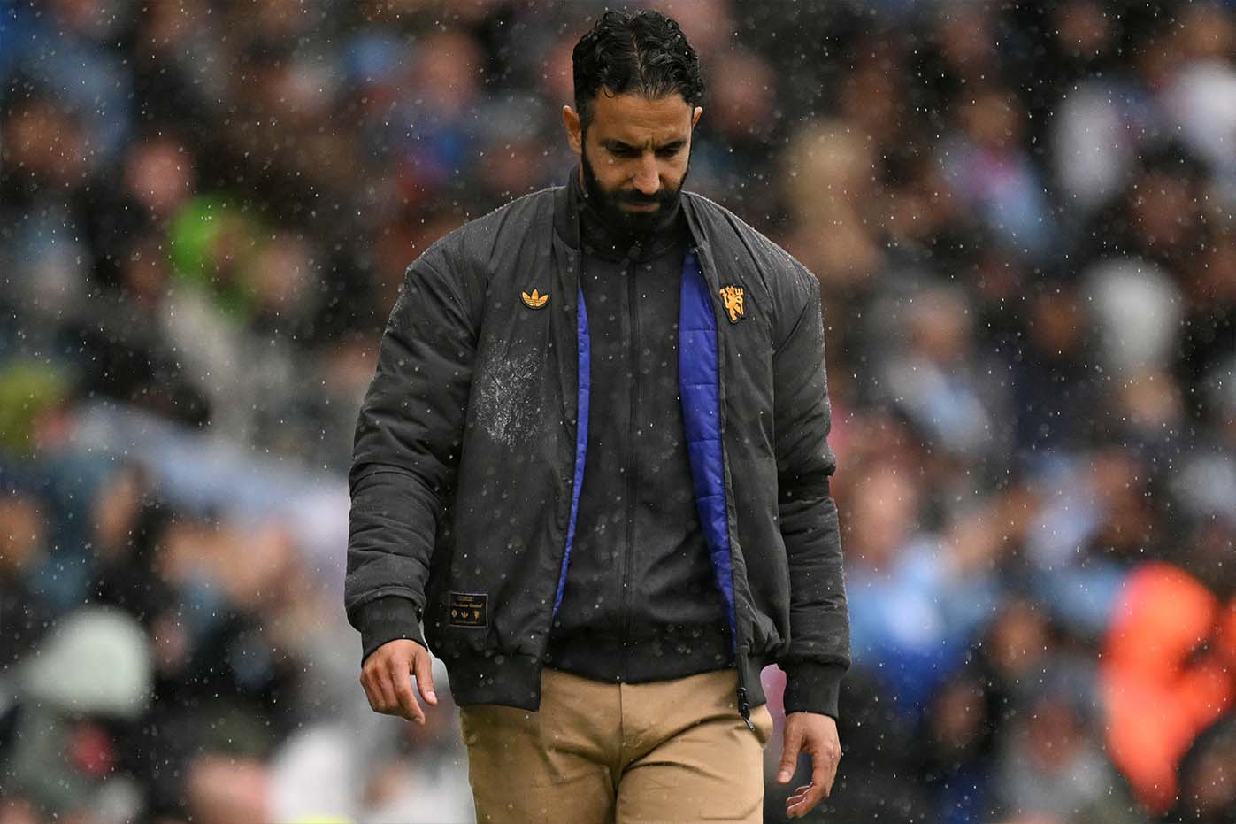 Khởi đầu của Amorim tại Old Trafford là vô cùng khó khăn. Ảnh: AFP