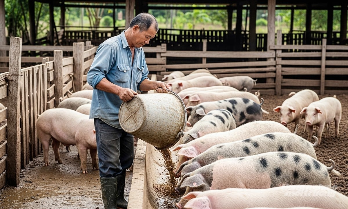 Giá heo hơi hôm nay 22 11 Miền Bắc xuyên thủng đỉnh, miền Trung và Nam nhích nhẹ