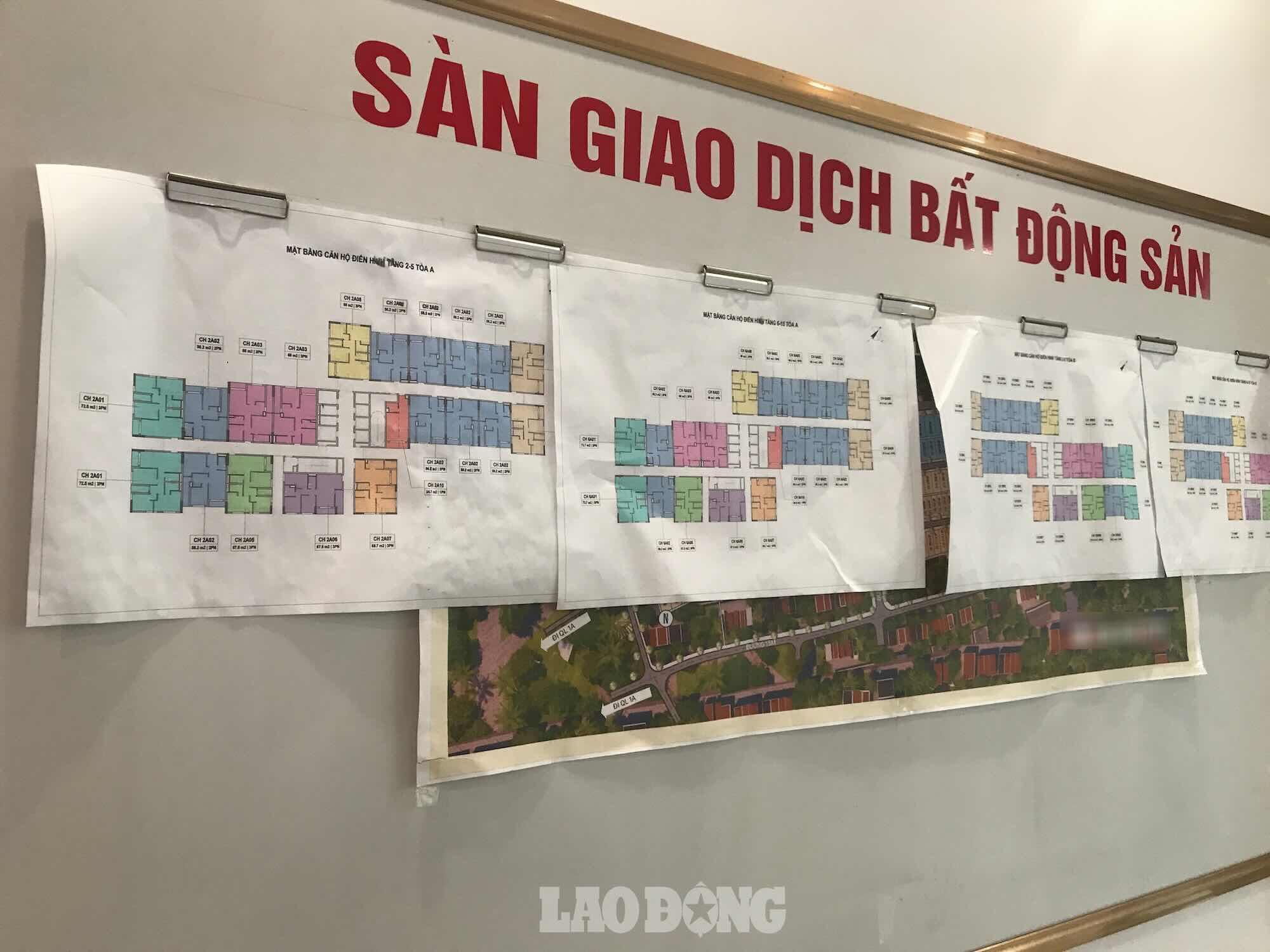 Thông tin bán nhà ở xã hội tại Quảng Trị. Ảnh: Công Sáng