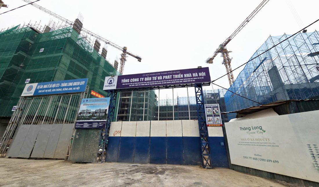Dự án nhà ở xã hội CT3 thuộc khu đô thị mới Kim Chung (Thăng Long Green City) do liên danh Tổng công ty Đầu tư và Phát triển nhà Hà Nội và Tổng công ty Viglacera - CTCP làm chủ đầu tư. Dự án được khởi công vào tháng 3.2025.