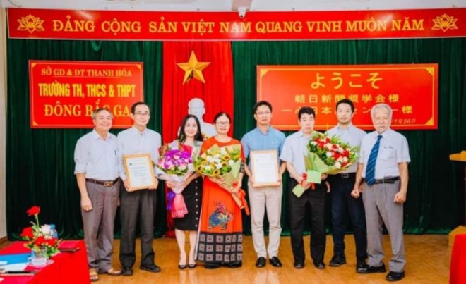 Trường đầu tiên tại Thanh Hóa dạy tiếng Trung trong chương trình chính khóa