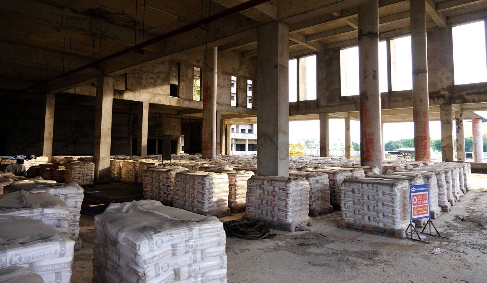 Ghi nhận của phóng viên, hiện bên trong Dự án đã dọn sạch sẽ, một số khu vực được chỉnh trang gọn gàng.