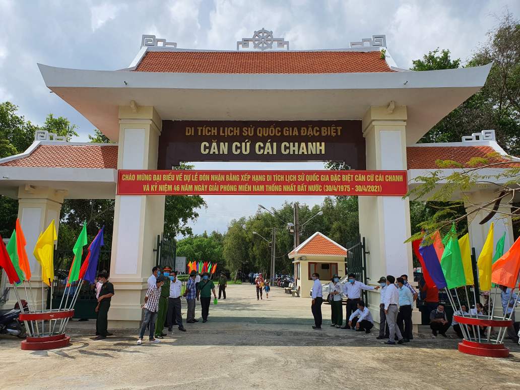 Di tích Quốc gia đặc biệt Căn cứ Cái Chanh, ấp Cây Cui, xã Ninh Thạnh Lợi, tỉnh Cà Mau. Ảnh: Nhật Hồ