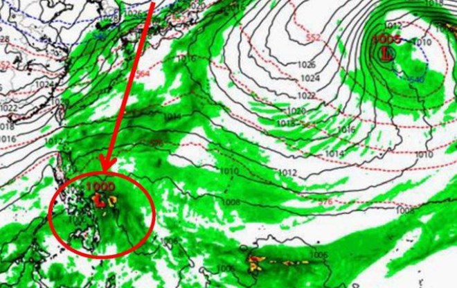 Dự báo áp thấp tiềm ẩn trước Giáng sinh, gây mưa lớn diện rộng