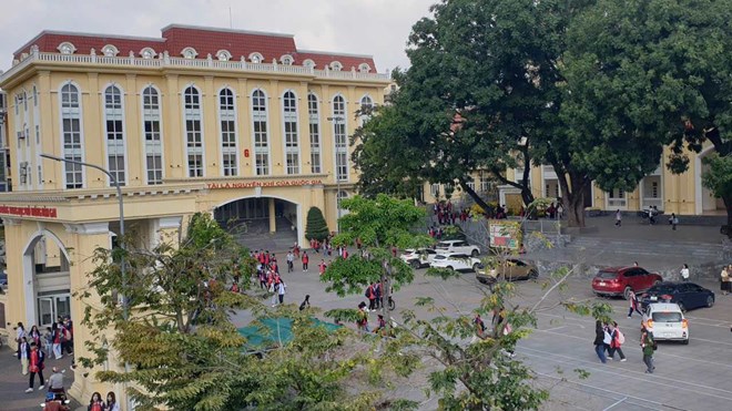 Những năm gần đây, tỉnh Quảng Ninh đầu tư lớn để xây dựng hệ thống trường học khang trang, hiện đại trên toàn tỉnh. Ảnh: Nguyễn Hùng