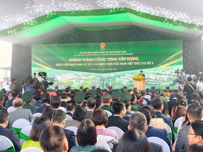 Toàn cảnh buổi lễ. Ảnh: Bộ Y tế