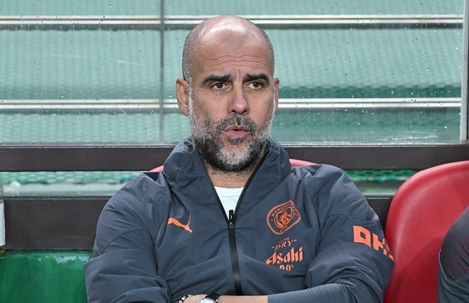 Pep Guardiola đang có trong tay những quân bài tấn công vô cùng chất lượng.  Ảnh: AFP
