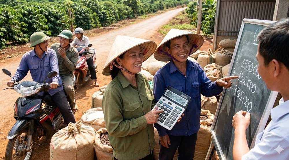 Giá cà phê hôm nay 1.1.2026: Tăng hay giảm? - ảnh 1