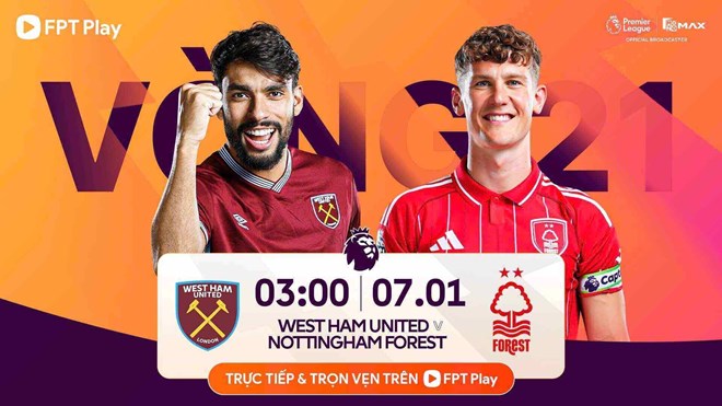 Nhận định bóng đá West Ham vs Nottingham Forest tại Premier League