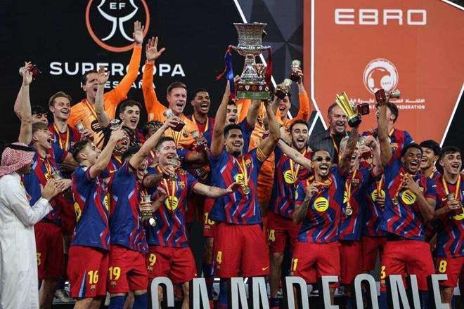 Barcelona vô địch Siêu cúp Tây Ban Nha