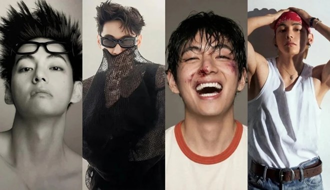 V BTS biến hóa đa dạng với loạt hình ảnh mới