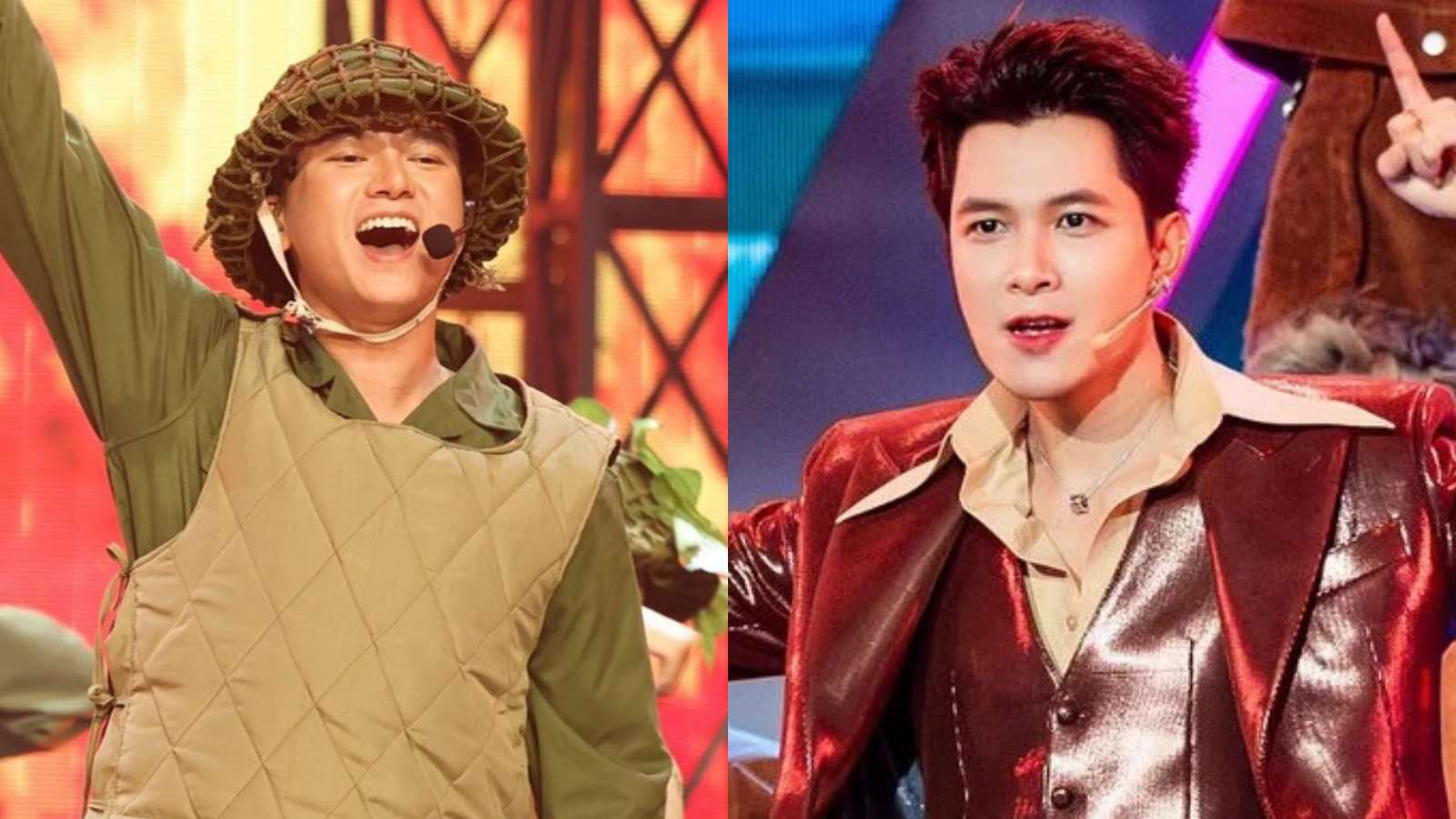 Bùi Công Nam (trái) còn sáng tác nhạc cưới cho Anh Tú Atus. Ảnh: Nhà sản xuất 2 show Anh trai