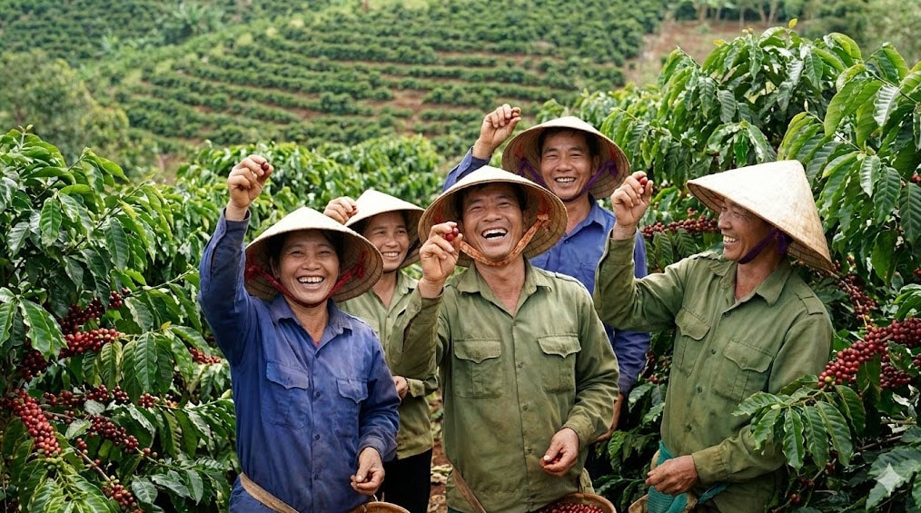 Giá cà phê hôm nay 21/1: Bật tăng 600đ, áp sát mốc lịch sử 100k