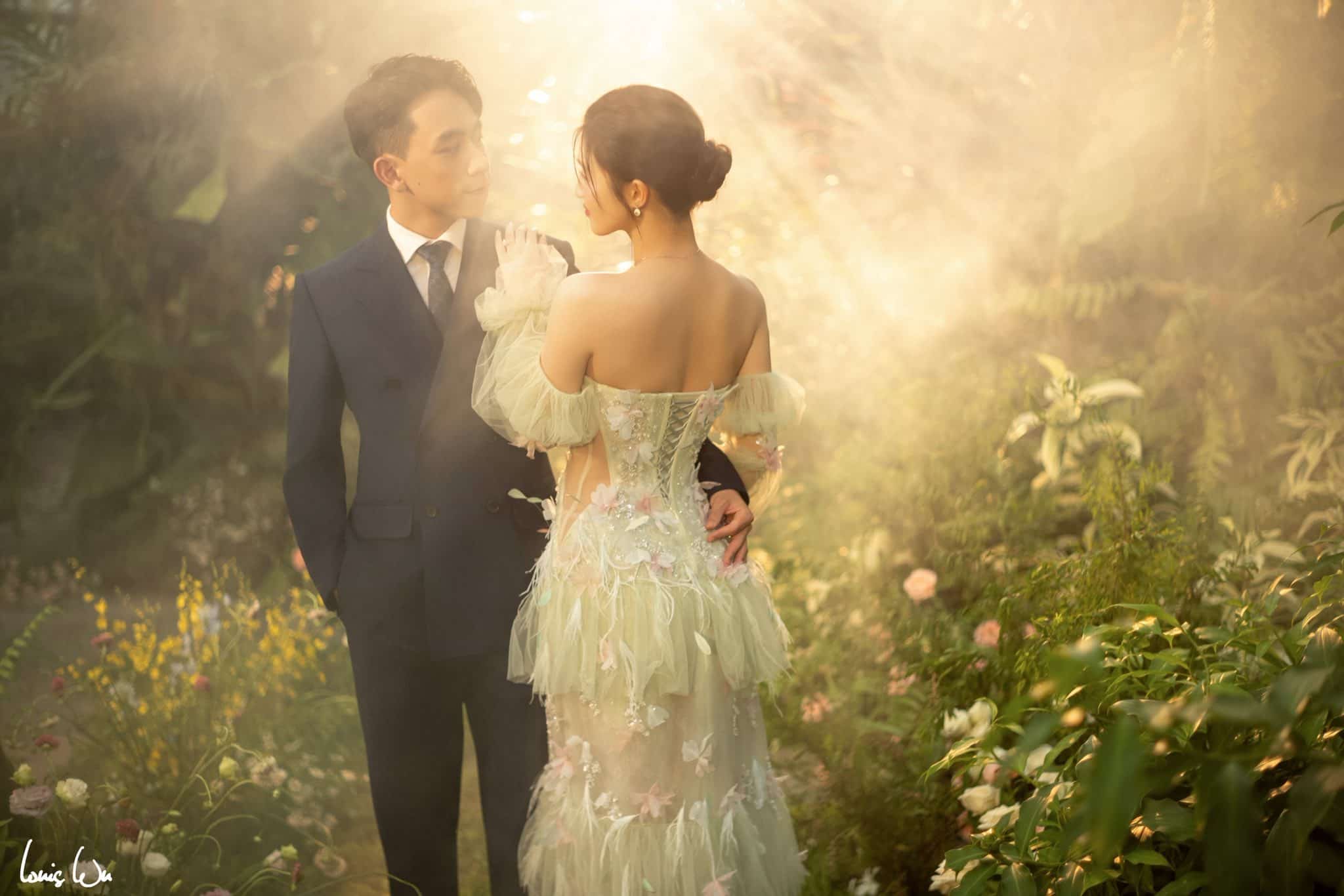 Phương Nhi và Minh Hoàng đẹp đôi trong loạt ảnh cưới. Ảnh Vũ Mạnh Tuấn